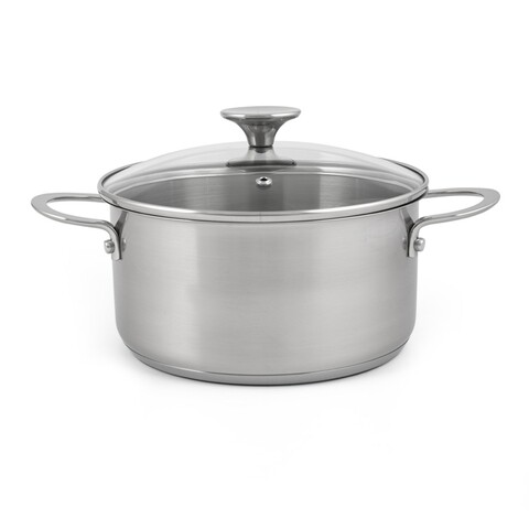 Тенджера с капак Виена, Luigi Ferrero FR-2086, Ø 20 см/ 3 л, неръждаема стомана