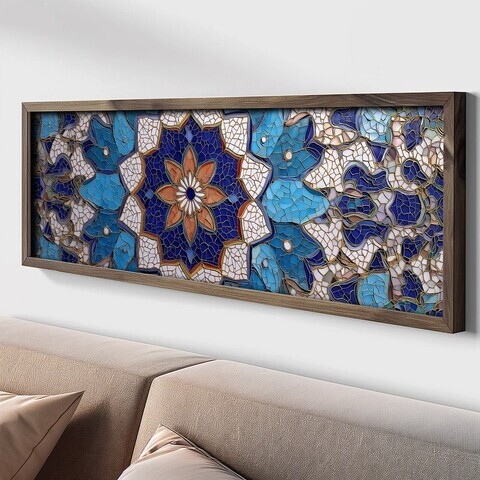 Tablou decorativ, LAC094-150, MDF, Lemn masiv, Multicolor