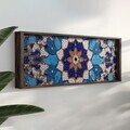Tablou decorativ, LAC094-150, MDF, Lemn masiv, Multicolor
