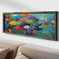 Tablou decorativ, LAC105-150, MDF, Lemn masiv, Multicolor
