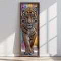 Tablou decorativ, LAC110-150, MDF, Lemn masiv, Multicolor