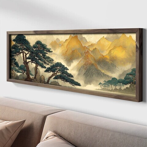 Tablou decorativ, LAC111-150, MDF, Lemn masiv, Multicolor
