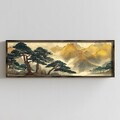 Tablou decorativ, LAC111-150, MDF, Lemn masiv, Multicolor