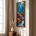 Tablou decorativ, LAC112-150, MDF, Lemn masiv, Multicolor