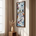 Tablou decorativ, LAC118-150, MDF, Lemn masiv, Multicolor