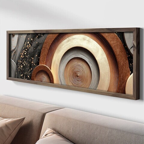 Tablou decorativ, LAC120-150, MDF, Lemn masiv, Multicolor