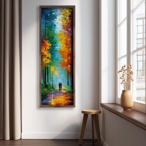 Tablou decorativ, LAC121-120, MDF, Lemn masiv, Multicolor