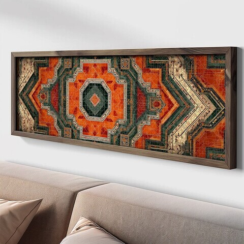 Tablou decorativ, LAC122-120, MDF, Lemn masiv, Multicolor