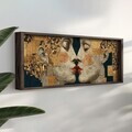 Tablou decorativ, LAC134-150, MDF, Lemn masiv, Multicolor