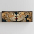 Tablou decorativ, LAC134-150, MDF, Lemn masiv, Multicolor