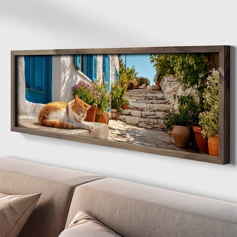Tablou decorativ, LAC138-120, MDF, Lemn masiv, Multicolor
