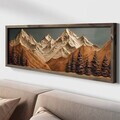 Tablou decorativ, LAC139-120, MDF, Lemn masiv, Multicolor