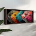 Tablou decorativ, LAC141-150, MDF, Lemn masiv, Multicolor