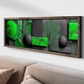 Tablou decorativ, LAC149-120, MDF, Lemn masiv, Multicolor