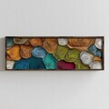 Tablou decorativ, LAC150-120, MDF, Lemn masiv, Multicolor