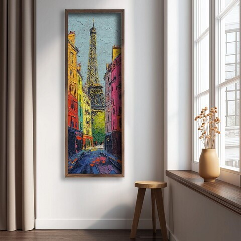 Tablou decorativ, LAC152-120, MDF, Lemn masiv, Multicolor