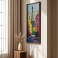 Tablou decorativ, LAC152-120, MDF, Lemn masiv, Multicolor