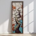 Tablou decorativ, LAC156-150, MDF, Lemn masiv, Multicolor