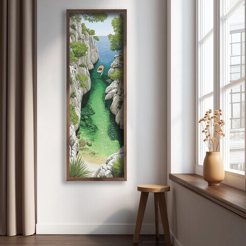Tablou decorativ, LAC157-120, MDF, Lemn masiv, Multicolor