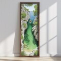 Tablou decorativ, LAC157-150, MDF, Lemn masiv, Multicolor