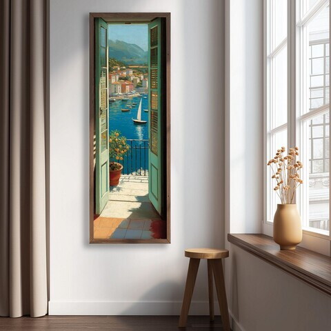 Tablou decorativ, LAC158-150, MDF, Lemn masiv, Multicolor