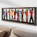 Tablou decorativ, LAC171-120, MDF, Lemn masiv, Multicolor