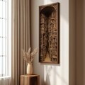 Tablou decorativ, LAC176-150, MDF, Lemn masiv, Multicolor
