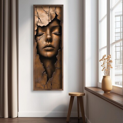 Tablou decorativ, LAC183-120, MDF, Lemn masiv, Multicolor