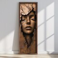 Tablou decorativ, LAC183-150, MDF, Lemn masiv, Multicolor