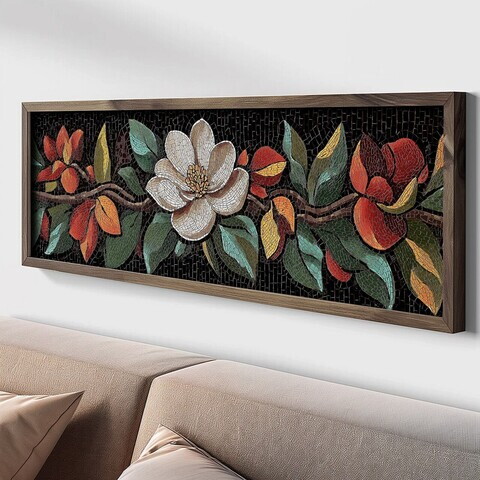 Tablou decorativ, LAC186-120, MDF, Lemn masiv, Multicolor