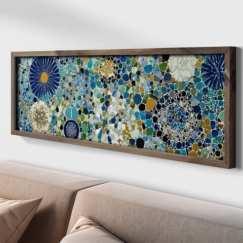 Tablou decorativ, LAC187-150, MDF, Lemn masiv, Multicolor
