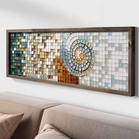 Tablou decorativ, LAC188-120, MDF, Lemn masiv, Multicolor