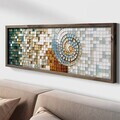 Tablou decorativ, LAC188-150, MDF, Lemn masiv, Multicolor