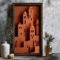 Tablou decorativ, MUS001, MDF, Lemn masiv, Multicolor