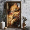 Tablou decorativ, MUS002, MDF, Lemn masiv, Multicolor