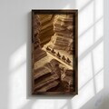 Tablou decorativ, MUS003, MDF, Lemn masiv, Multicolor