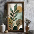 Tablou decorativ, MUS005, MDF, Lemn masiv, Multicolor