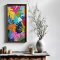 Tablou decorativ, MUS007, MDF, Lemn masiv, Multicolor