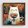 Tablou decorativ, DOS006-70, MDF, Lemn masiv, Multicolor