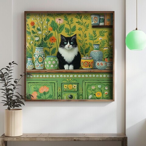Tablou decorativ, DOS011-50, MDF, Lemn masiv, Multicolor