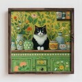 Tablou decorativ, DOS011-50, MDF, Lemn masiv, Multicolor