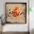 Tablou decorativ, DOS018-70, MDF, Lemn masiv, Multicolor
