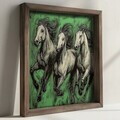 Tablou decorativ, DOS022-50, MDF, Lemn masiv, Multicolor