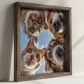 Tablou decorativ, DOS045-50, MDF, Lemn masiv, Multicolor