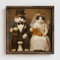 Tablou decorativ, DOS048-50, MDF, Lemn masiv, Multicolor