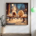Tablou decorativ, DOS055-50, MDF, Lemn masiv, Multicolor