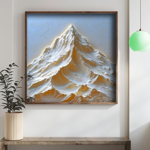 Tablou decorativ, DOS056-50, MDF, Lemn masiv, Multicolor