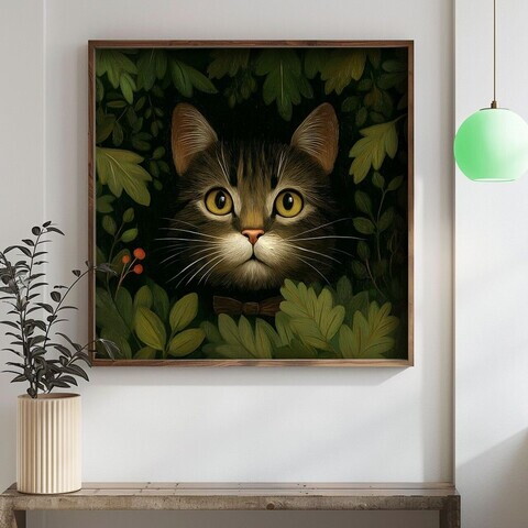 Tablou decorativ, DOS057-50, MDF, Lemn masiv, Multicolor
