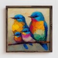Tablou decorativ, DOS061-33, MDF, Lemn masiv, Multicolor