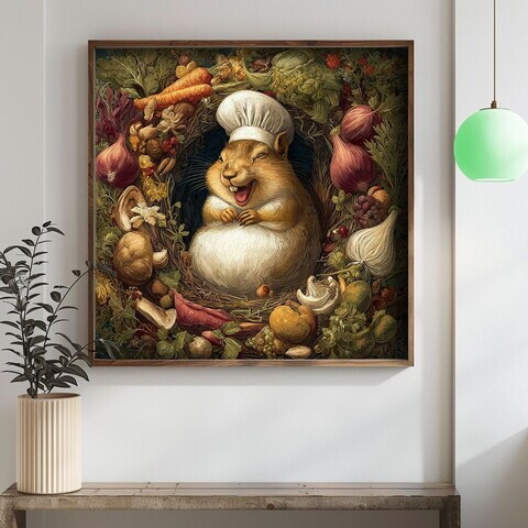 Tablou decorativ, DOS070-50, MDF, Lemn masiv, Multicolor